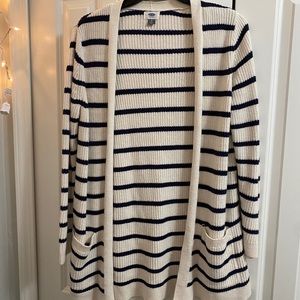 Old Navy Striped Cardigan Size L